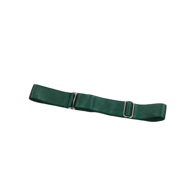 Robe à bretelles en cuir vert — SUBBLIME DRESSES