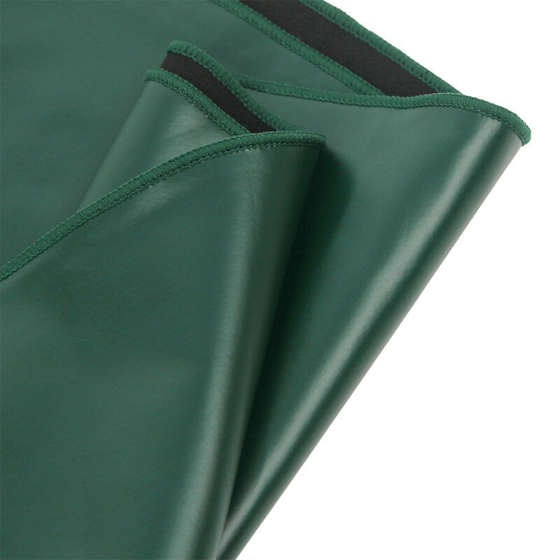 Robe à bretelles en cuir vert — SUBBLIME DRESSES