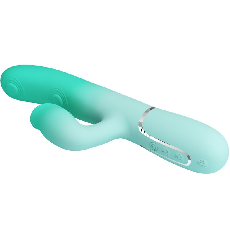 Vibrateur lapin multifonction avec stimulateur clitoridien — PRETTY LOVE FLIRTATION
