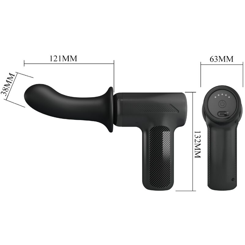 Masseur vibrant à impulsions 5 réglages — PRETTY LOVE C-TYPE