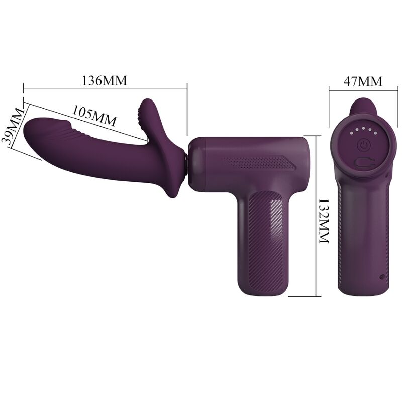Pistolet de massage vibrant 5 réglages — PRETTY LOVE C-TYPE