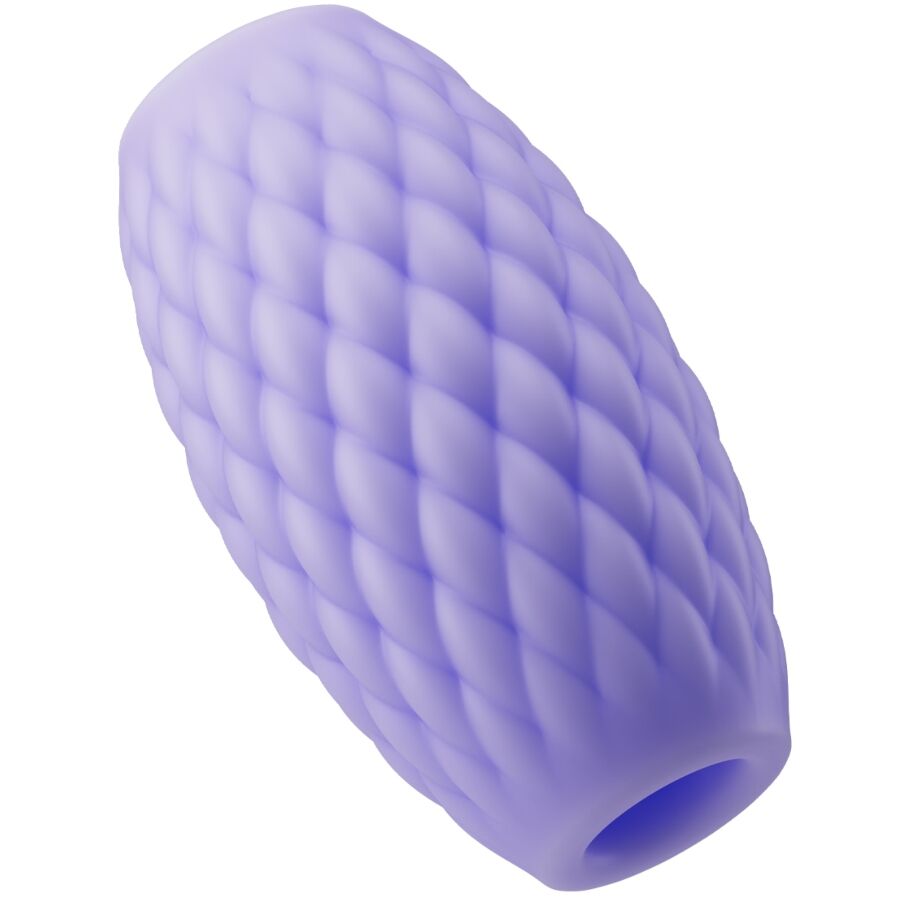 Double-Entry Male Masturbator in Violet TPR — PRETTY LOVE