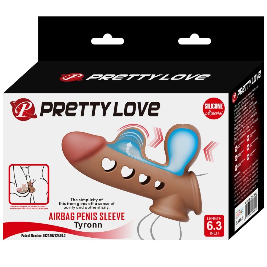 Manchon pénien gonflable avec airbag — PRETTY LOVE
