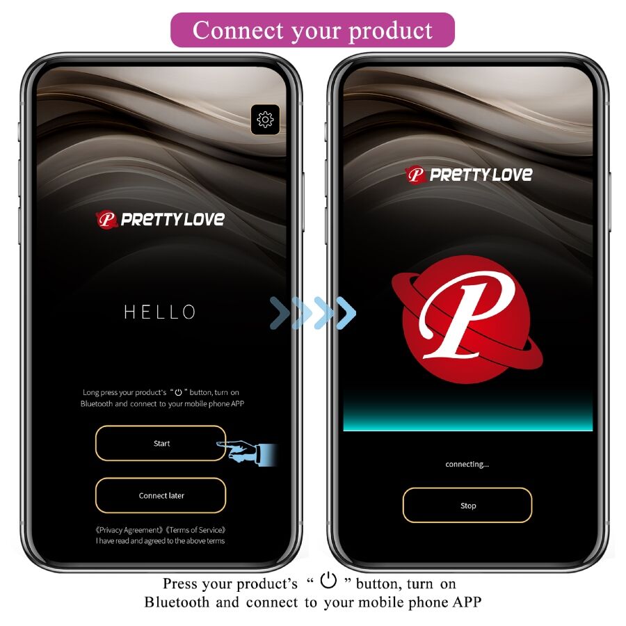 Vibrateur connecté Leviathan violet — PRETTY LOVE SMART
