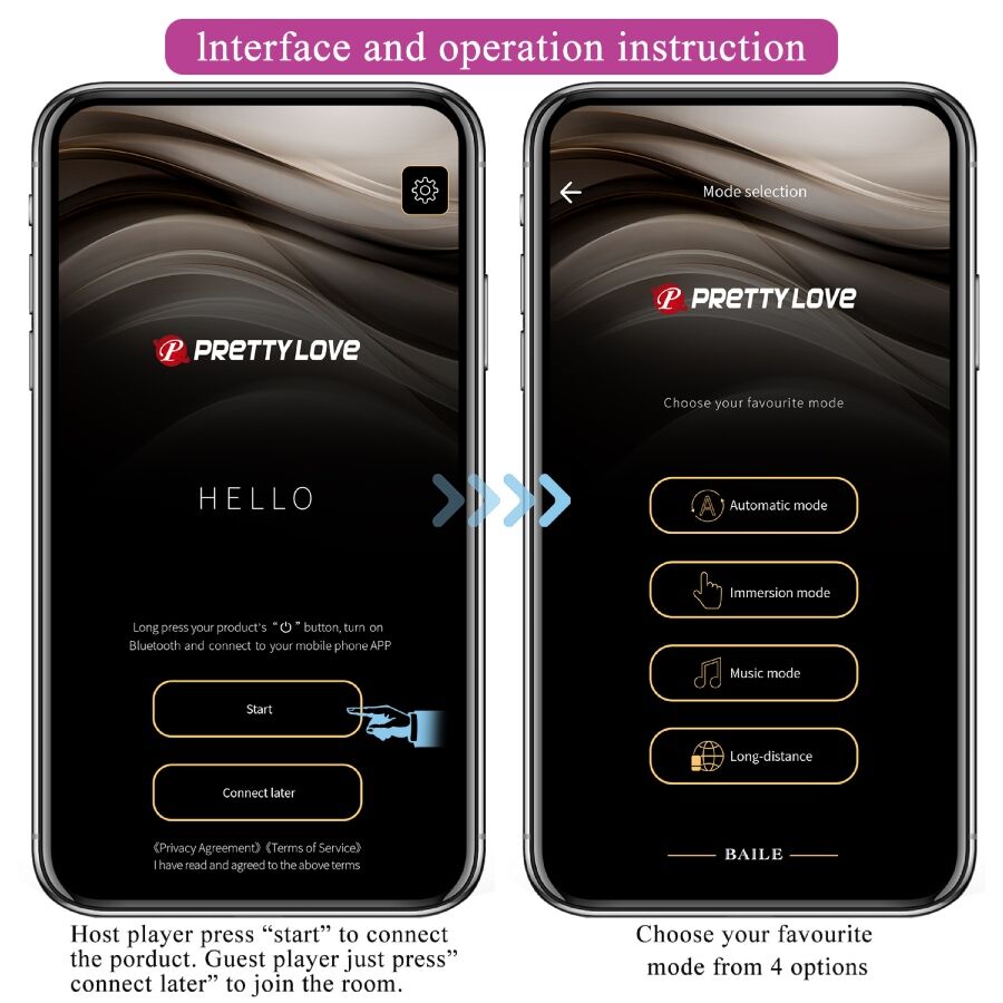 Vibrateur connecté Leviathan violet — PRETTY LOVE SMART