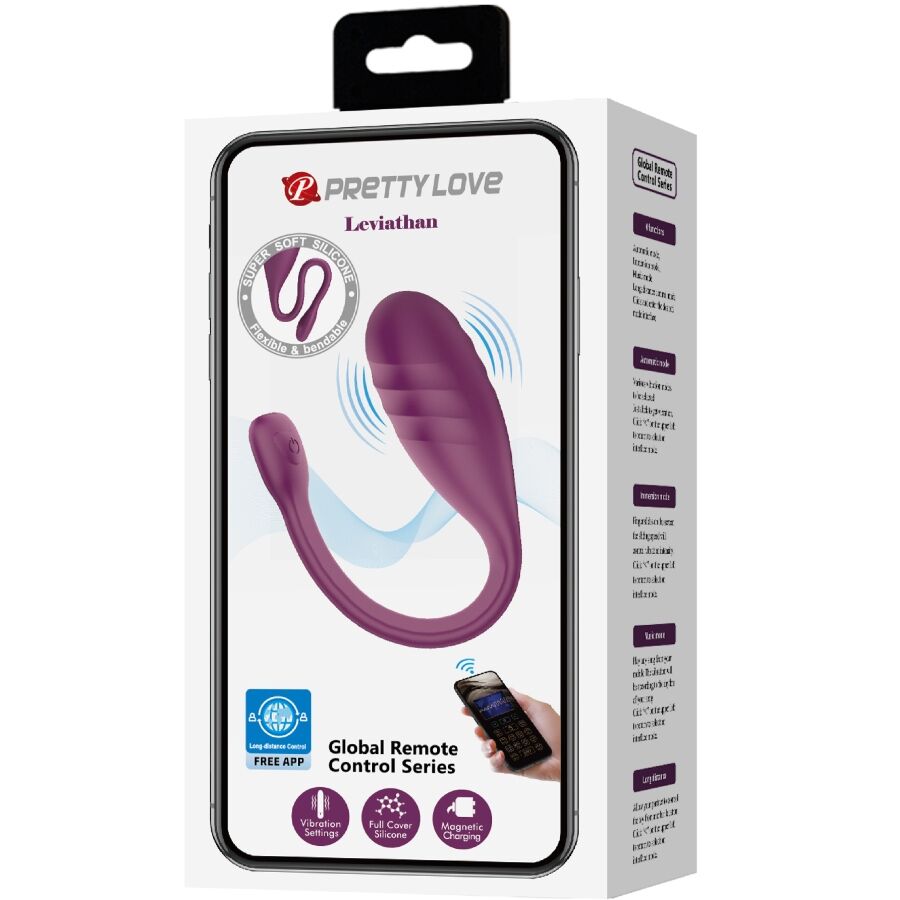 Vibrateur connecté Leviathan violet — PRETTY LOVE SMART