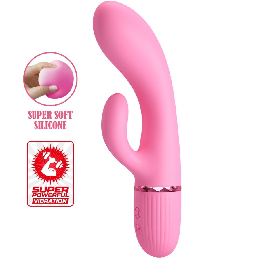 Vibrateur lapin point G et clitoris — PRETTY LOVE FLIRTATION
