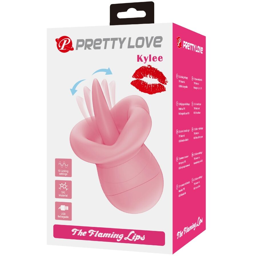 Stimulateur clitoridien à langue vibrante 10 modes — PRETTY LOVE