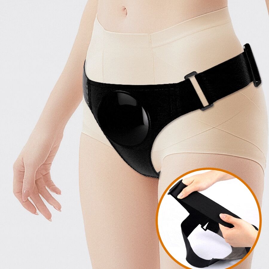 Culotte harnais universelle avec gode giclant 19 cm — PRETTY LOVE