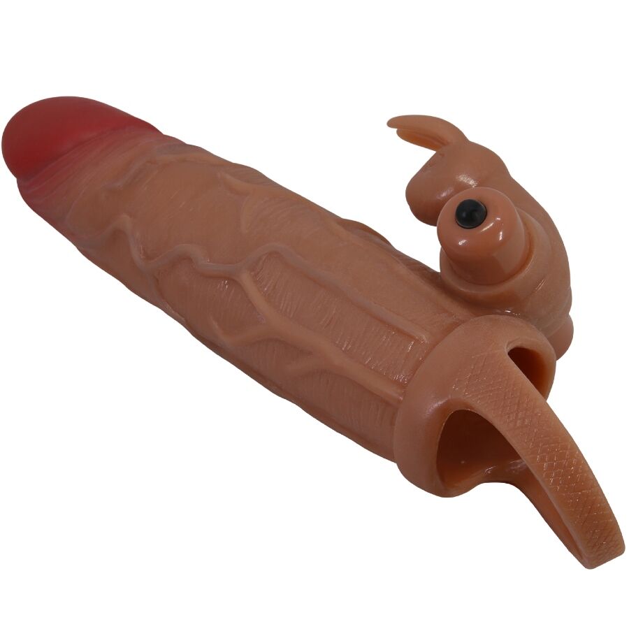 Manchon pénis vibrant et stimulateur clitoridien — PRETTY LOVE