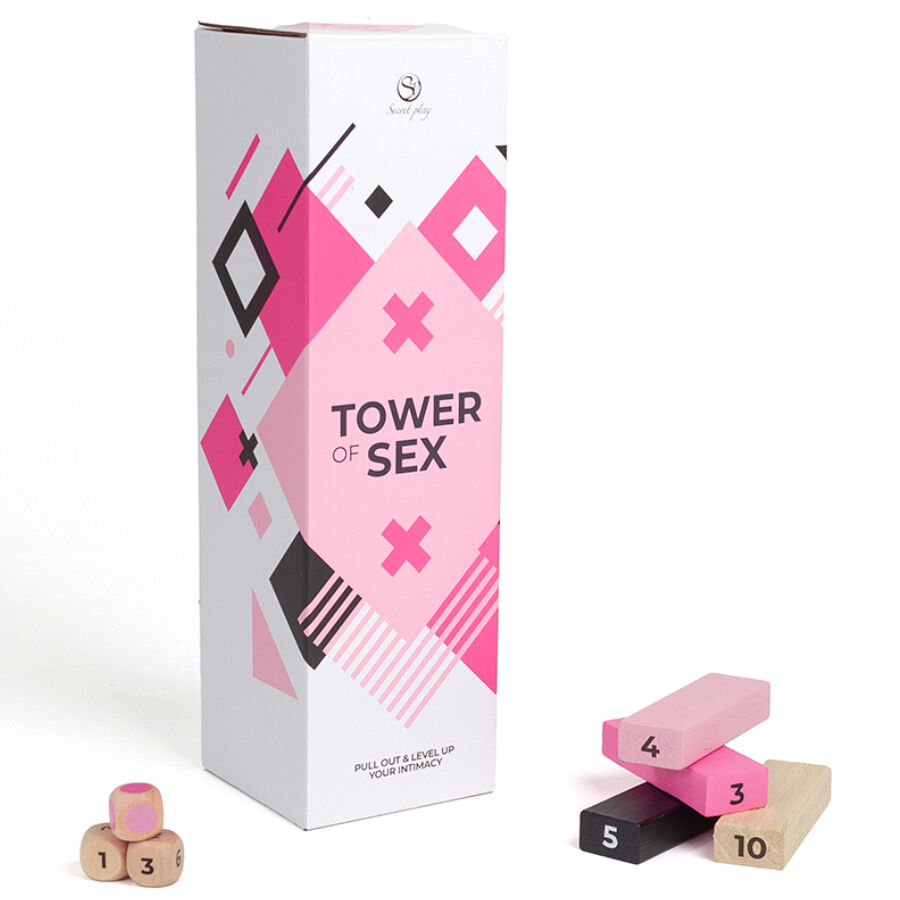 Jeu de la Tour Coquine en bois — SECRETPLAY 100% GAMES