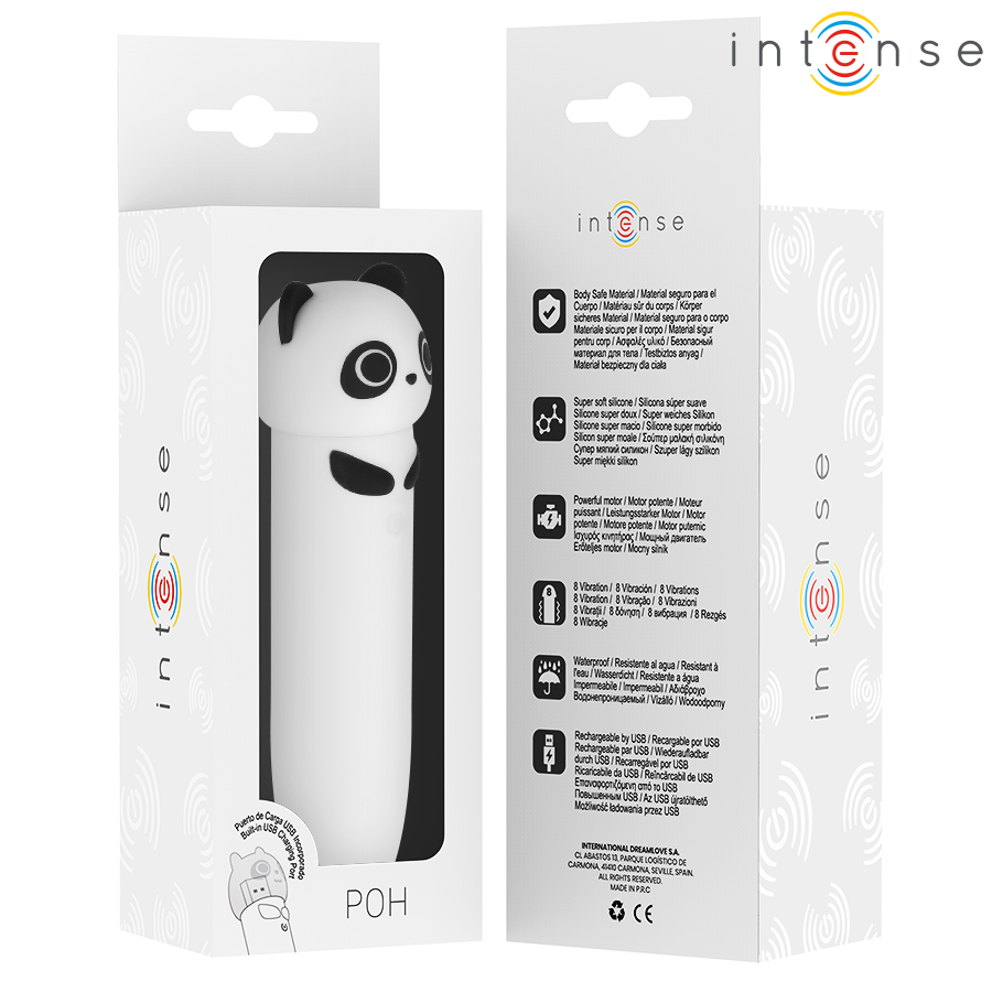 Bullet vibrant panda rechargeable — INTENSE FUN TOYS
