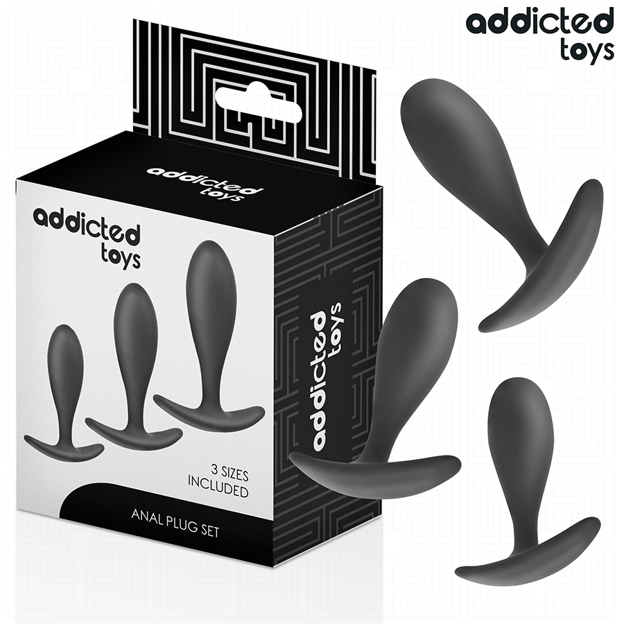 Coffret découverte de 3 plugs anals progressifs — ADDICTED TOYS