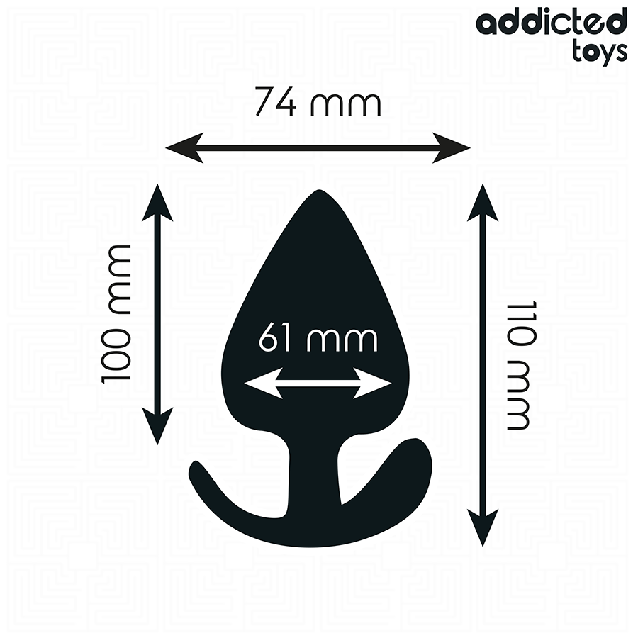 Plug anal XXL 11 cm — ADDICTED TOYS