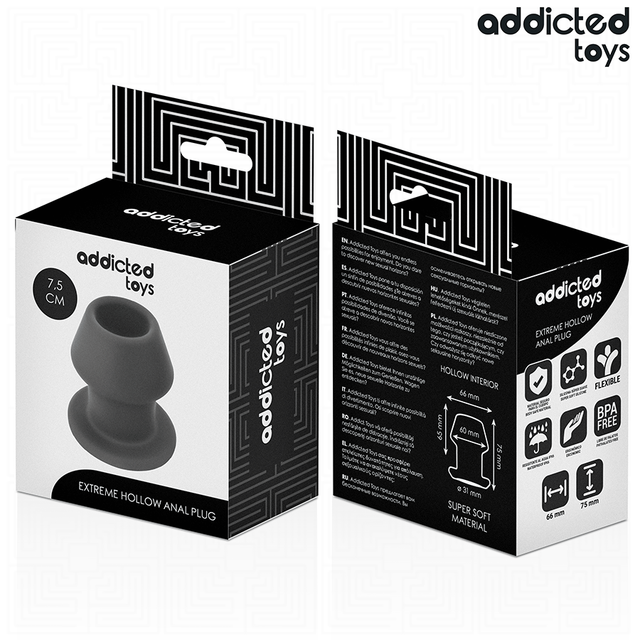 Plug anal creux extreme taille S — ADDICTED TOYS