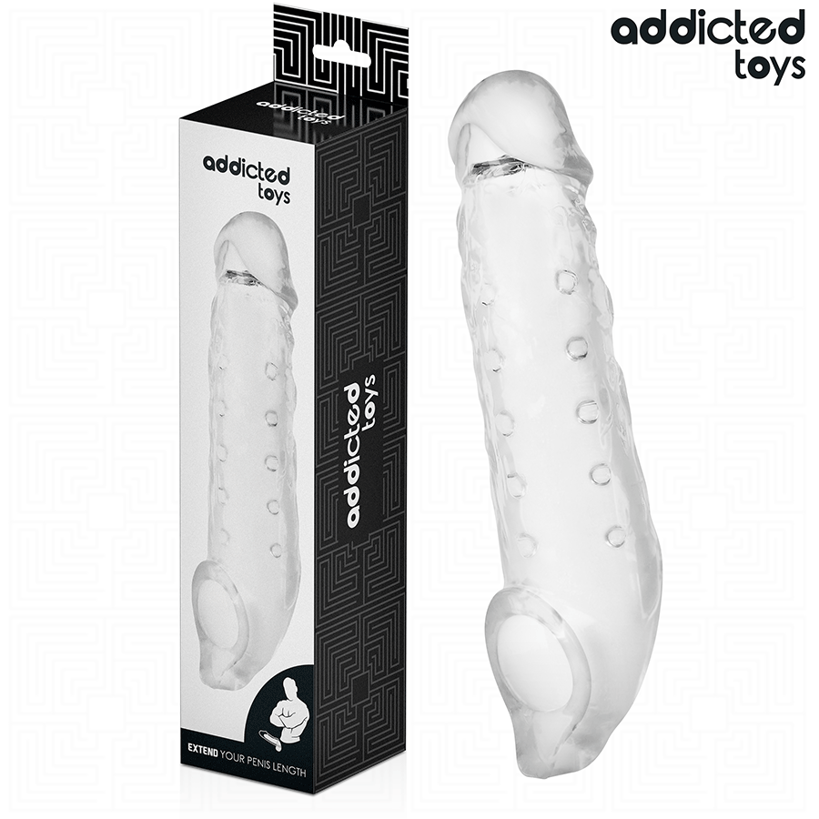 Rallonge de pénis transparente taille S — ADDICTED TOYS