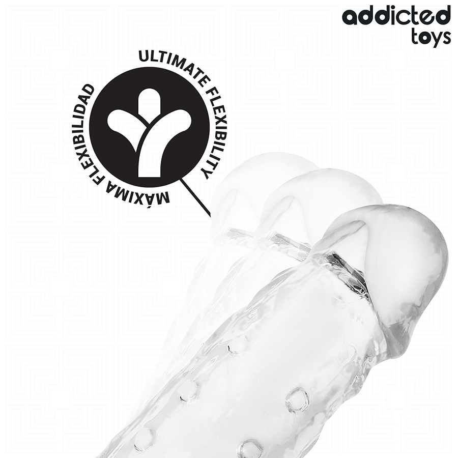 Rallonge de pénis transparente taille S — ADDICTED TOYS