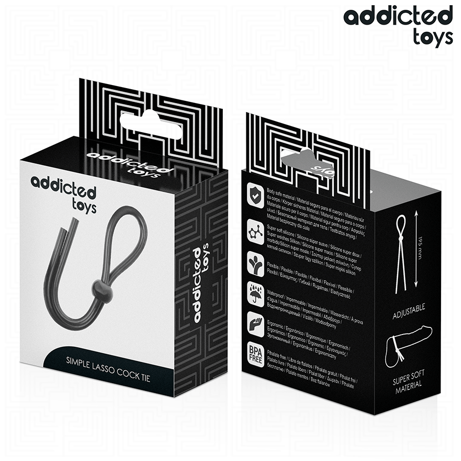 Corde de contention en silicone à boucle unique — ADDICTED TOYS