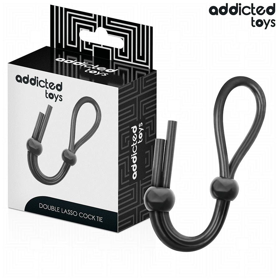 Corde en silicone à double boucle pour le pénis — ADDICTED TOYS