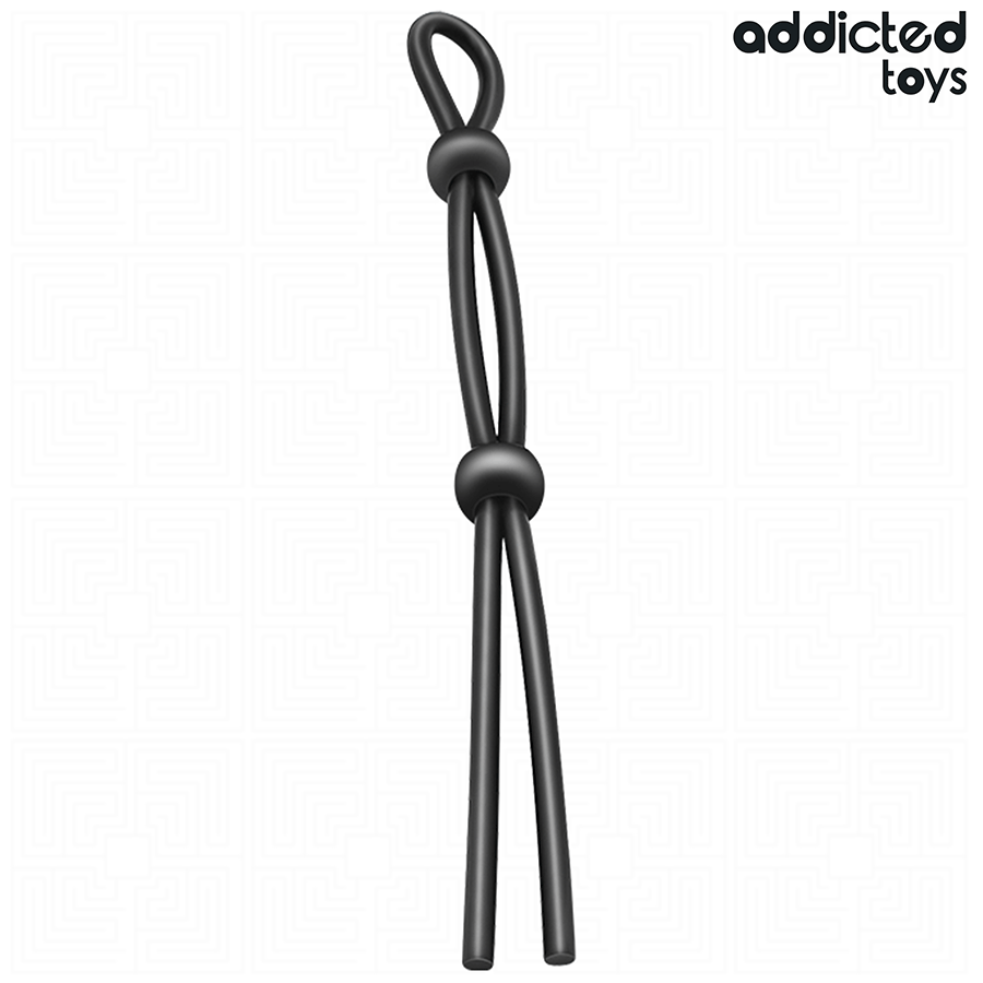 Corde en silicone à double boucle pour le pénis — ADDICTED TOYS
