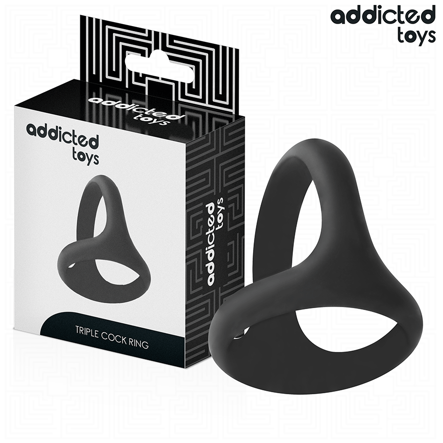 Anneau pénien triple épaisseur — ADDICTED TOYS