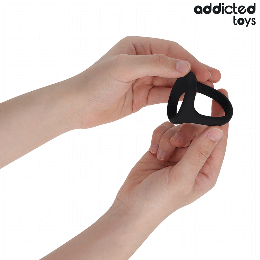 Anneau pénien triple épaisseur — ADDICTED TOYS