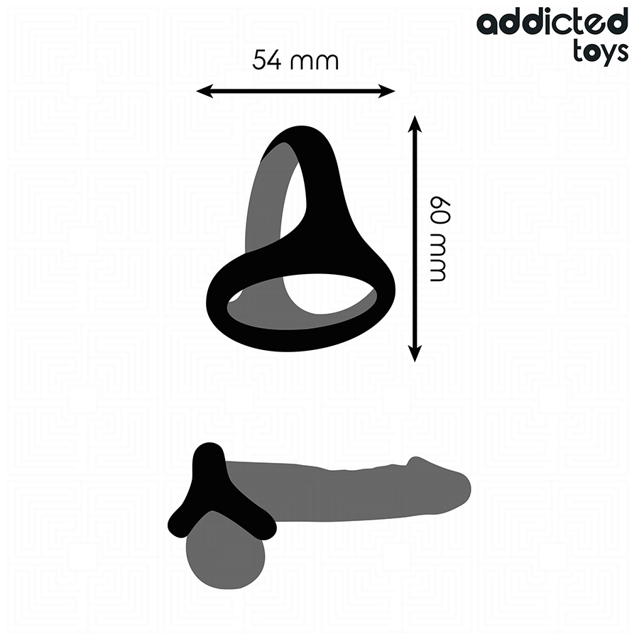 Anneau pénien triple épaisseur — ADDICTED TOYS