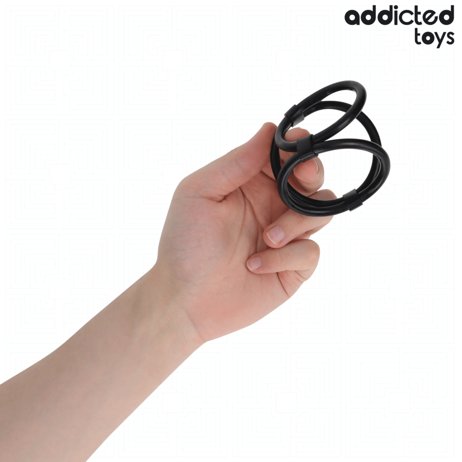 Anneau pénien triple — ADDICTED TOYS