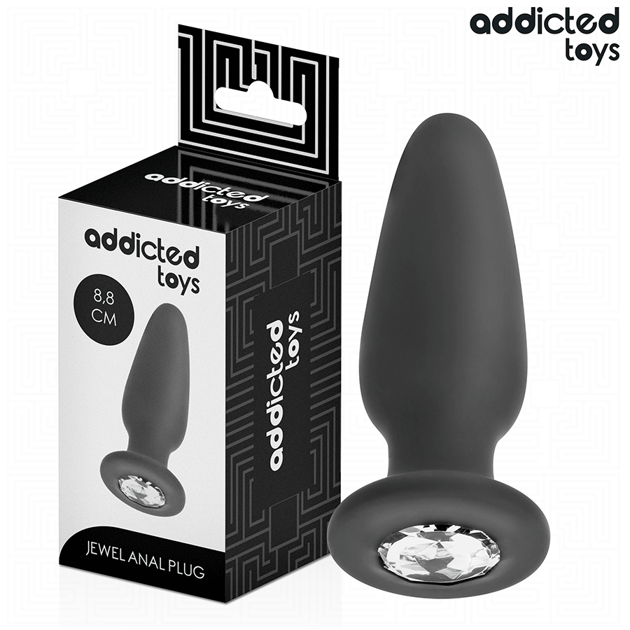 Plug anal avec bijou taille S — ADDICTED TOYS