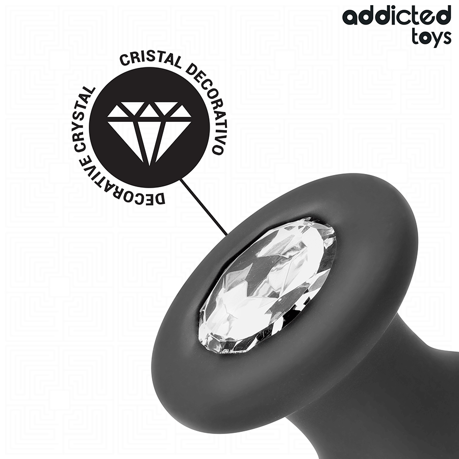 Plug anal avec bijou taille S — ADDICTED TOYS
