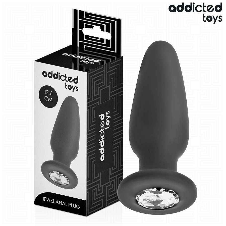 Plug anal large avec bijou — ADDICTED TOYS
