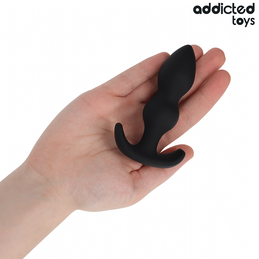 Plug anal boule silicone taille S 10,3 cm — ADDICTED TOYS
