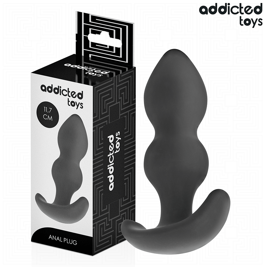 Plug anal large à double boule — ADDICTED TOYS