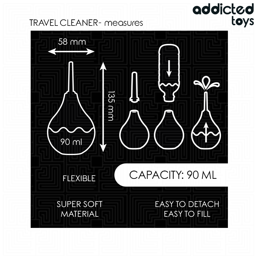 Nettoyant anal de voyage format S 90 ml — ADDICTED TOYS