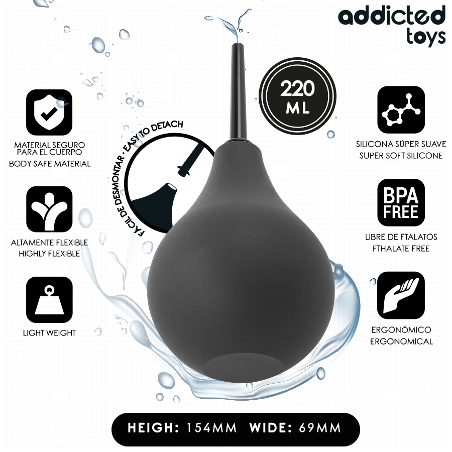 Nettoyant anal de voyage grand format 220 ml — ADDICTED TOYS