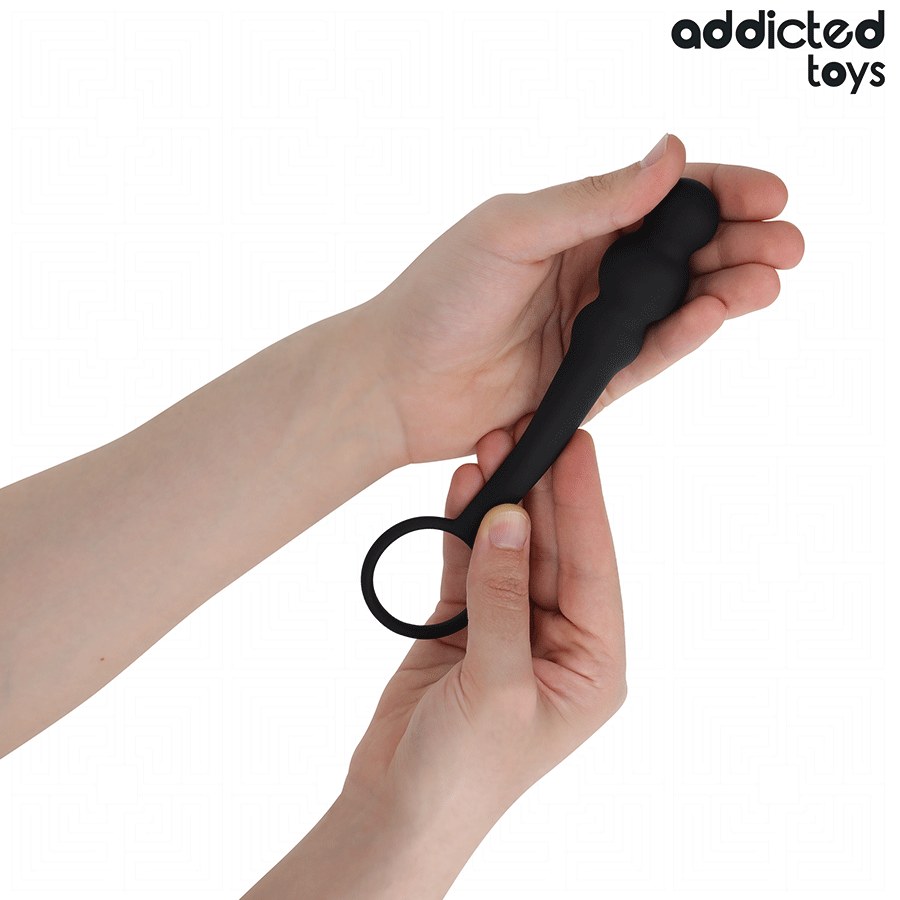 plug anal avec anneau de contrôle — ADDICTED TOYS