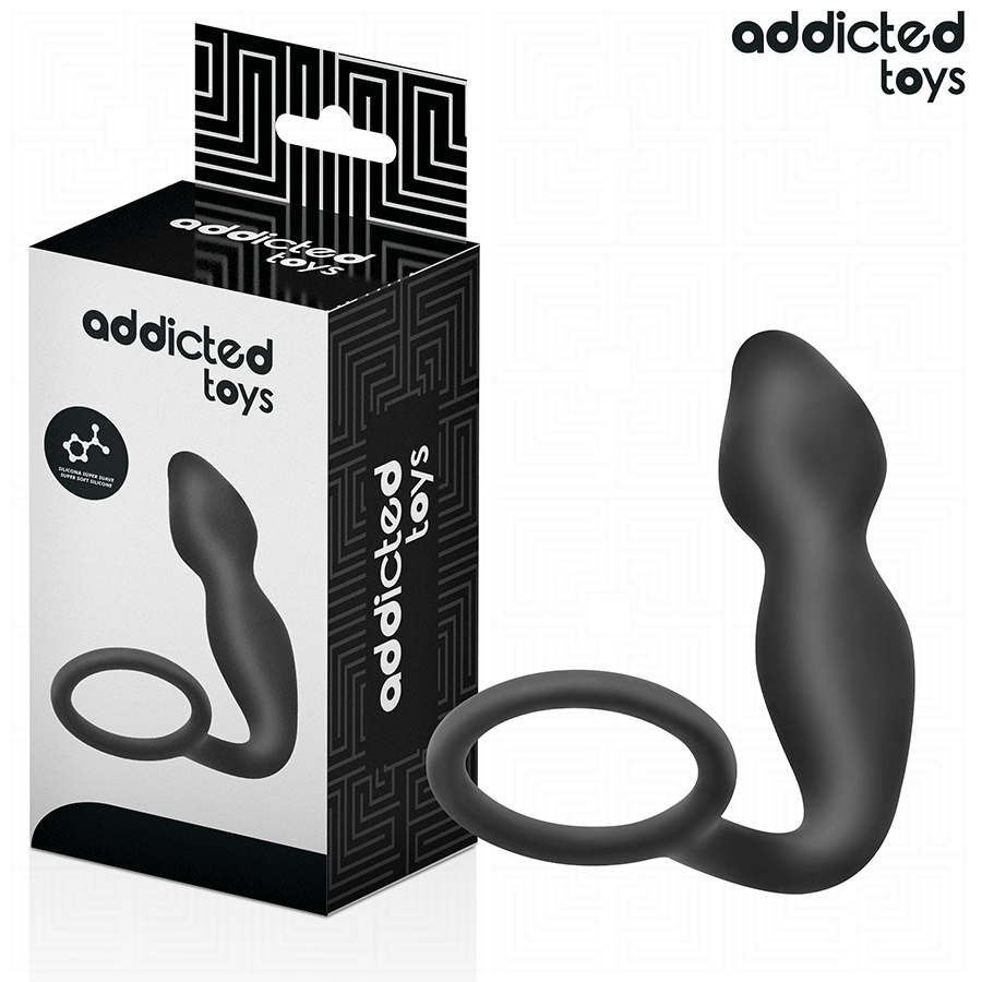 Plug anal avec anneau de stimulation — ADDICTED TOYS