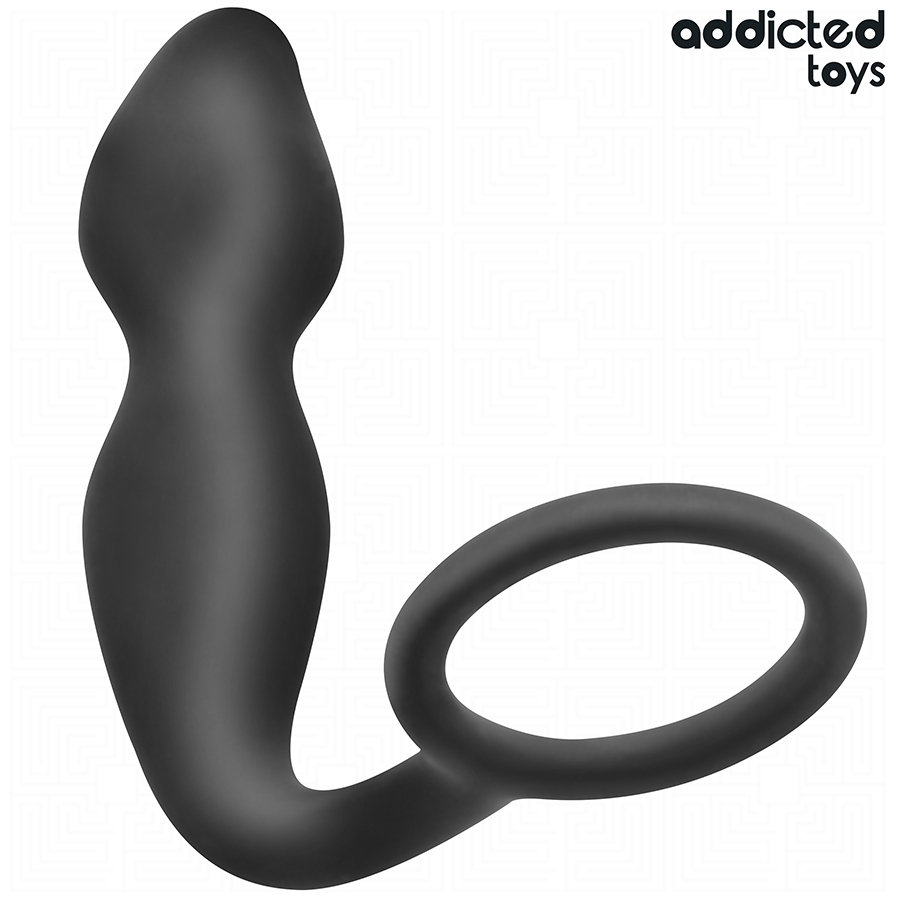 Plug anal avec anneau de stimulation — ADDICTED TOYS