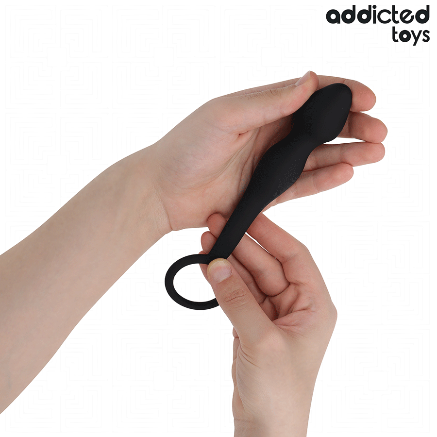 Plug anal avec anneau de stimulation — ADDICTED TOYS