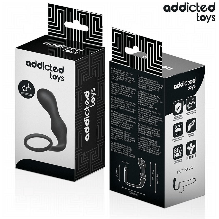 Plug anal avec anneau testiculaire — ADDICTED TOYS