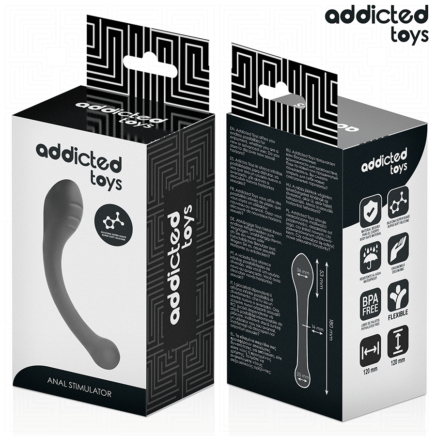Stimulateur anal progressif 18 cm — ADDICTED TOYS