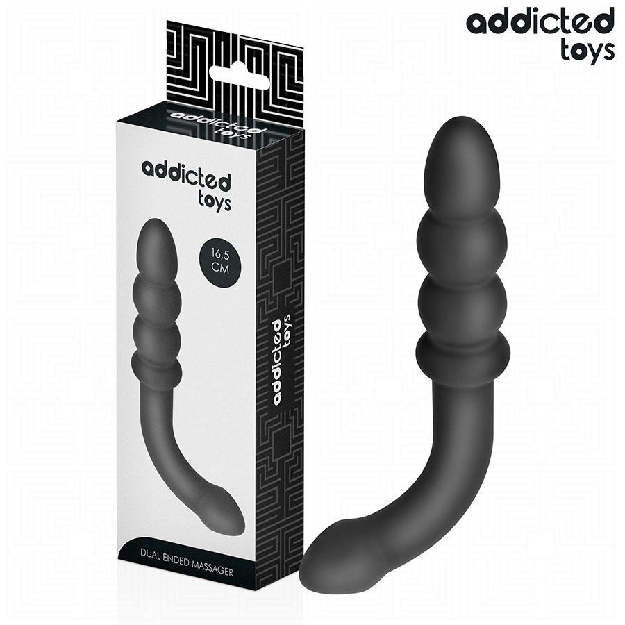 Double masseur anal progressif 16,5 cm — ADDICTED TOYS