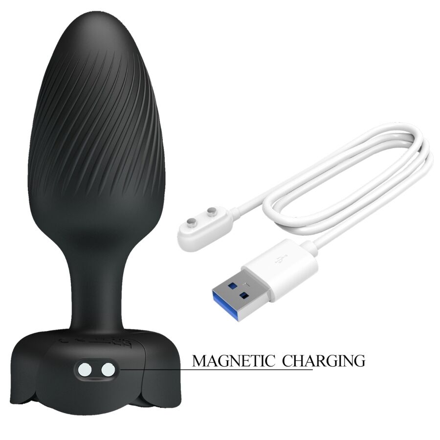 Plug anal vibrant à lumière LED — PRETTY LOVE