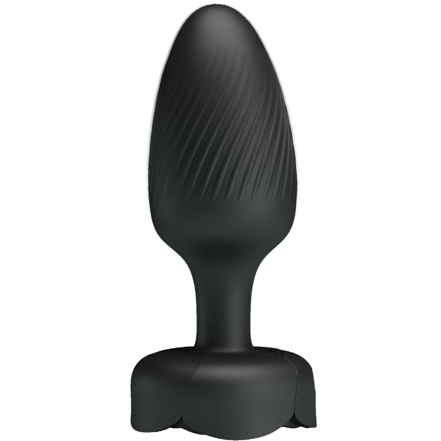 Plug anal lumineux LED noir 8,8 cm — PRETTY LOVE