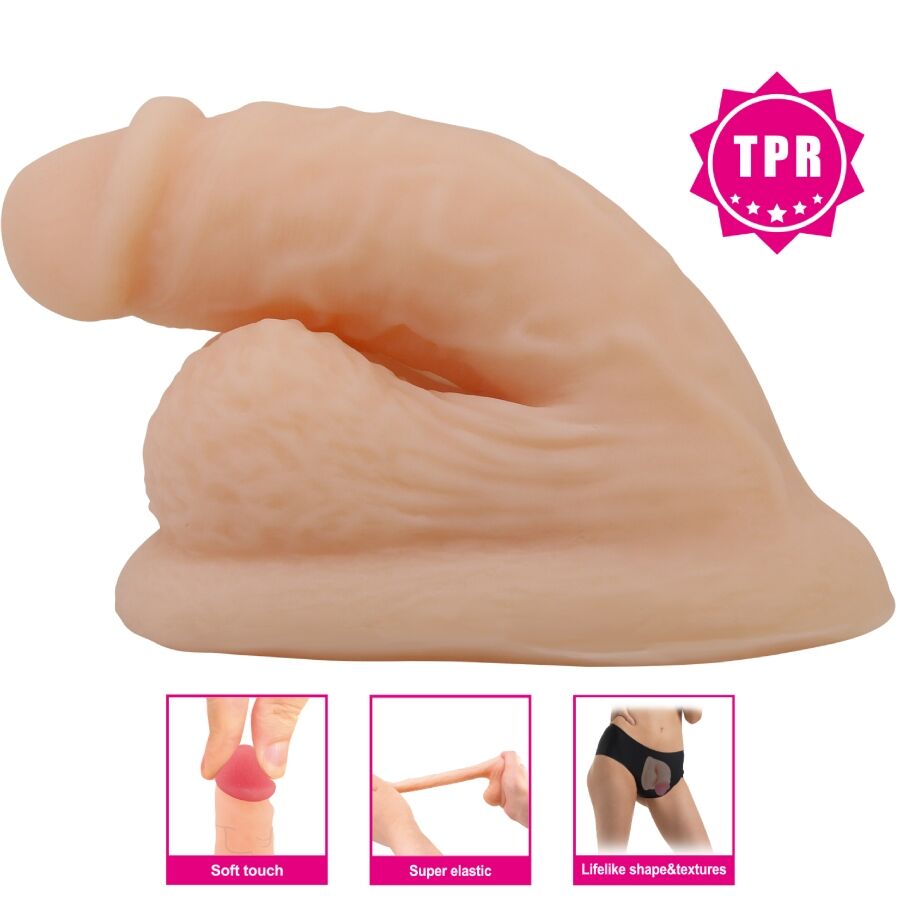 Dildo ultra-réaliste élastique 10 cm — PRETTY LOVE