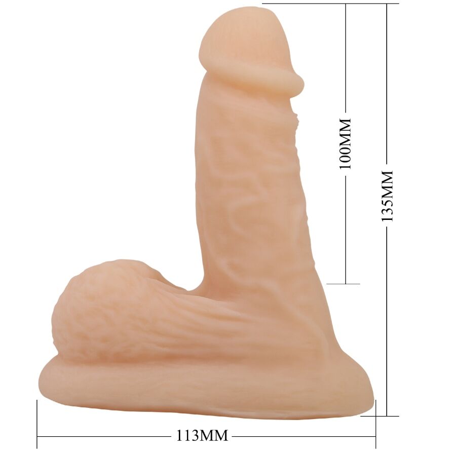 Dildo ultra-réaliste élastique 10 cm — PRETTY LOVE
