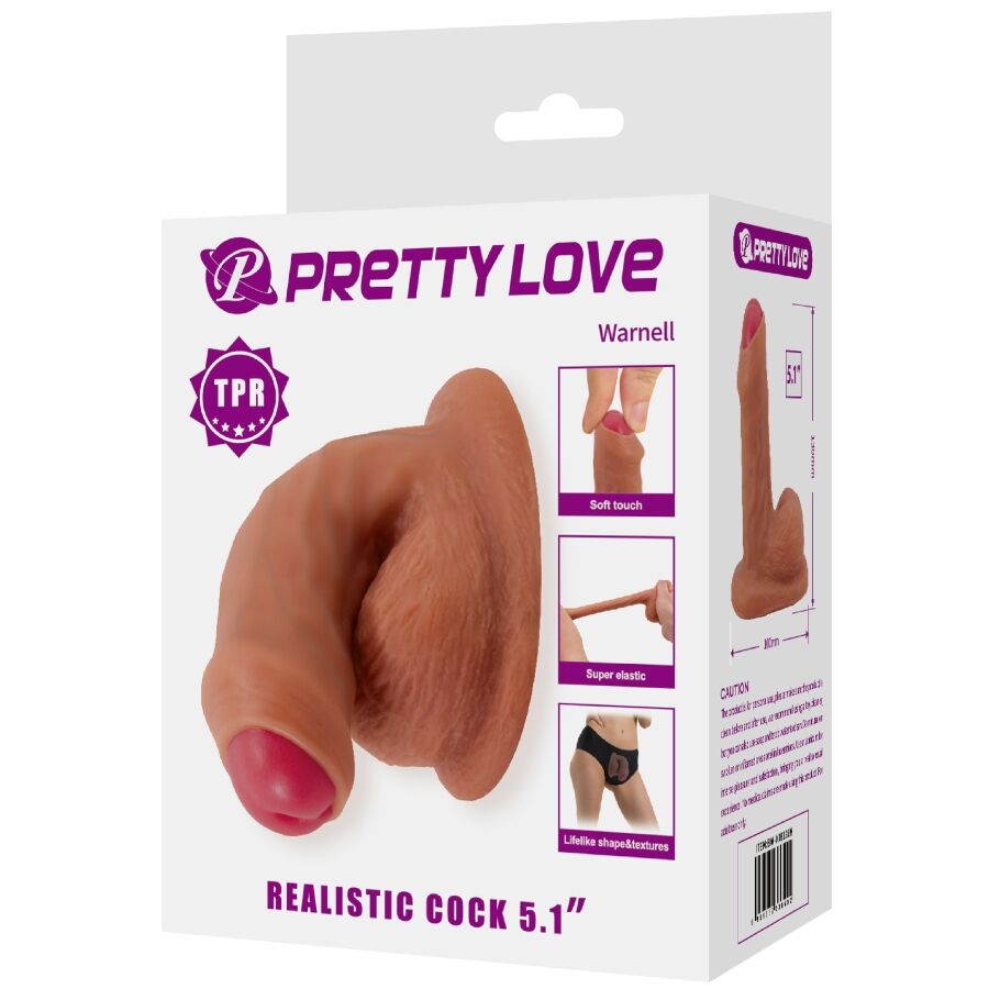 Gode ultra-réaliste flexible 9,5 cm — PRETTY LOVE