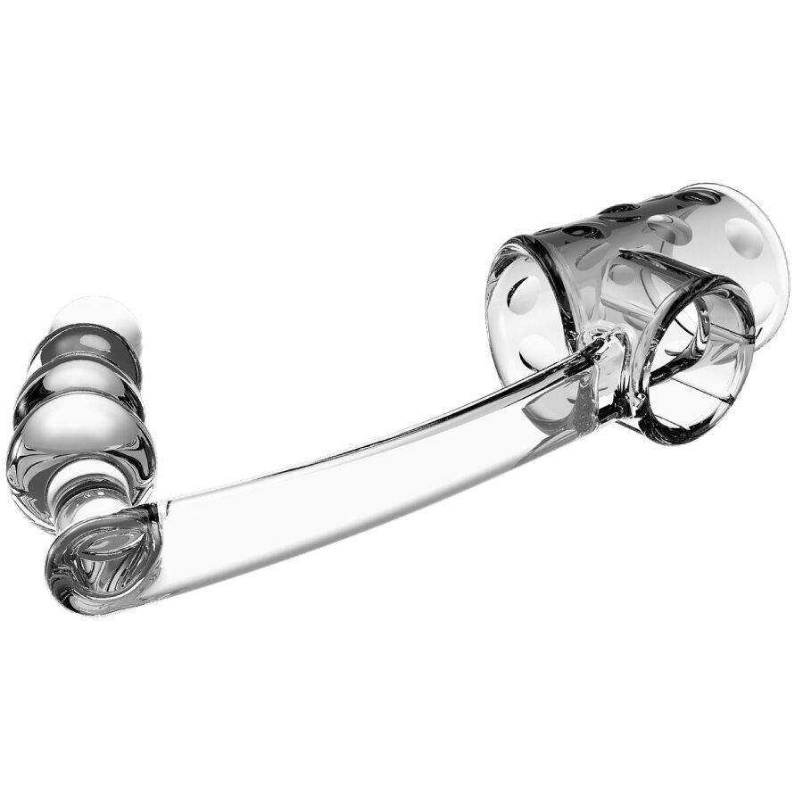 Plug anal transparent avec anneau pénien — PRETTY LOVE MALE