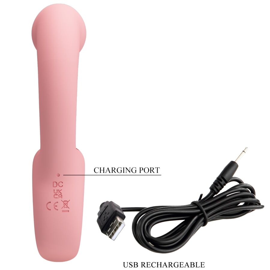 Vibrateur double stimulation point G et clitoris — PRETTY LOVE SMART