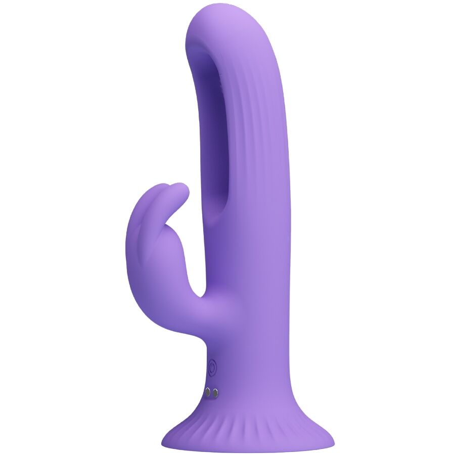 Vibrateur lapin rechargeable à langue et lapin — PRETTY LOVE